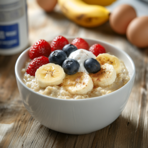 coachdiaz9_Ultra-realistic_food_photography_of_a_fitness_breakf_d782394f-818f-4ac0-934e-926afa7be1f3 Bowl de avena con claras
